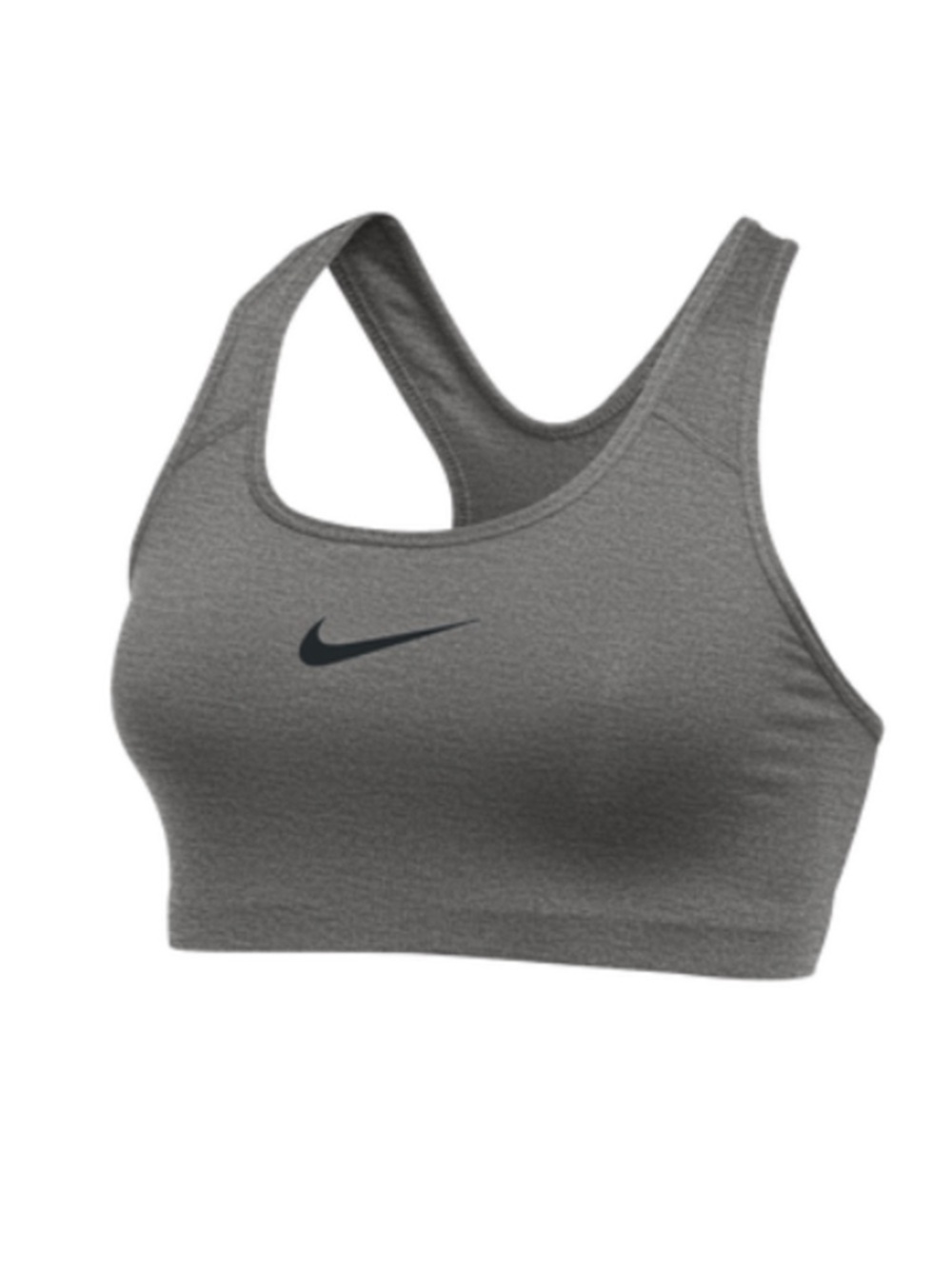 Nike Gray Racerback Medium-Support Sports Bra